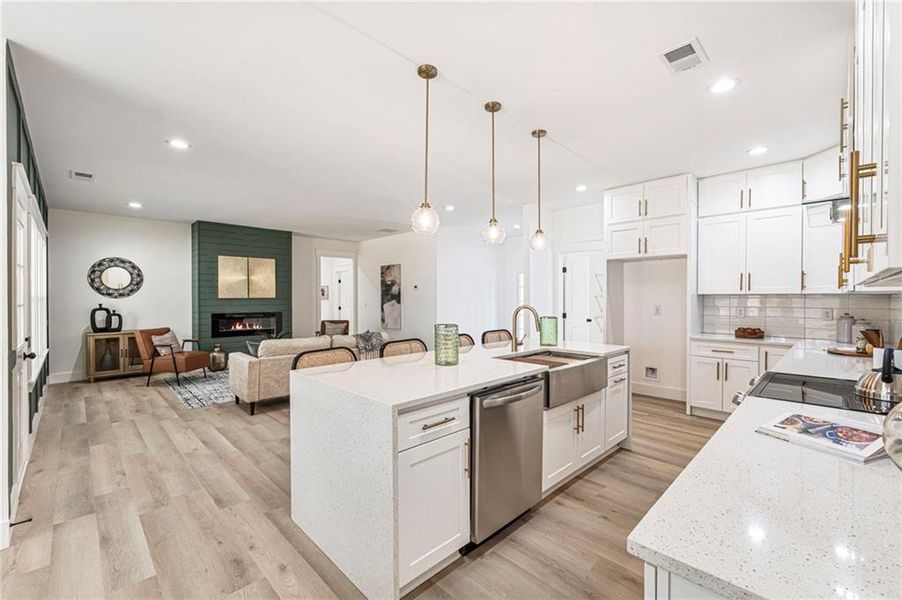 Furnished interior view inside a new home in , Cartersville (Image 16).