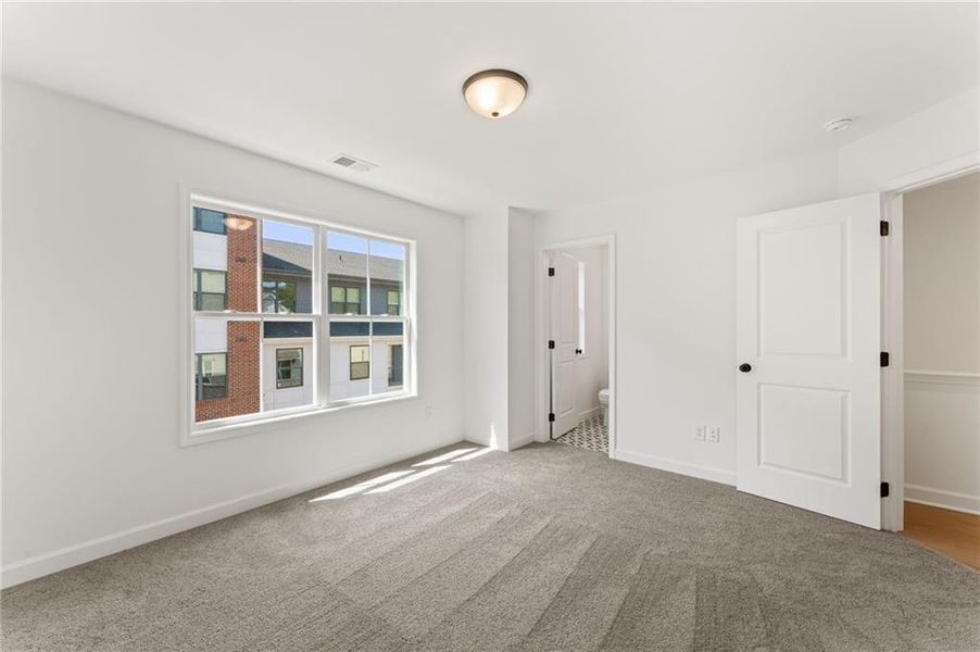 Spacious, unfurnished interior of a new home in Townes at South Main, Kennesaw (Image 24).