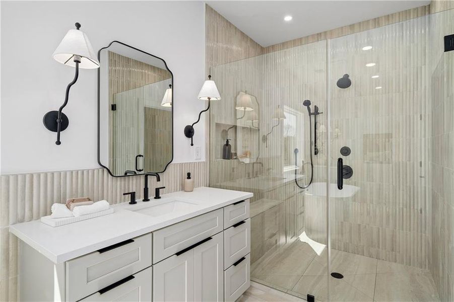 Furnished interior view inside a new home in Echo at Crabapple, Milton (Image 8).