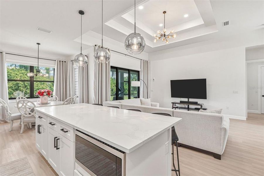 Furnished interior view inside a new home in , North Port (Image 43).