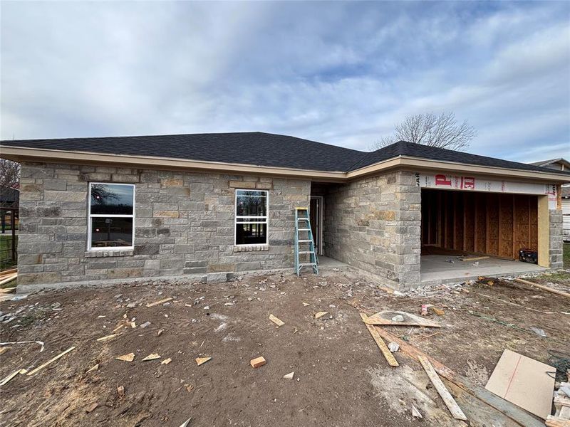 In-progress construction of a new home in , Brownwood, TX (Image 4).