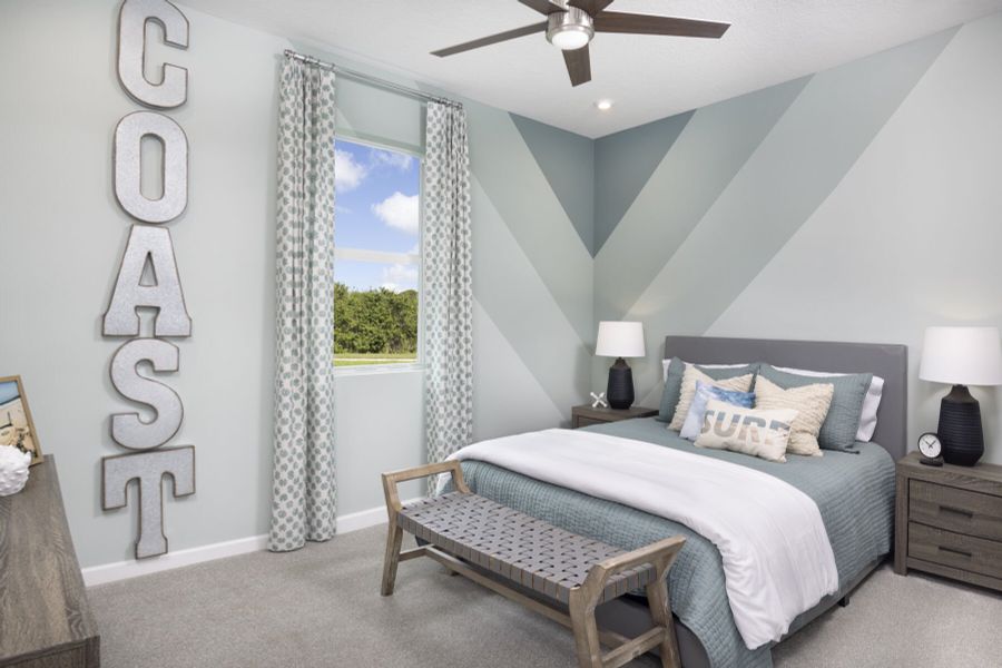 Furnished interior view inside a new home in Tradition, Port St. Lucie (Image 7).