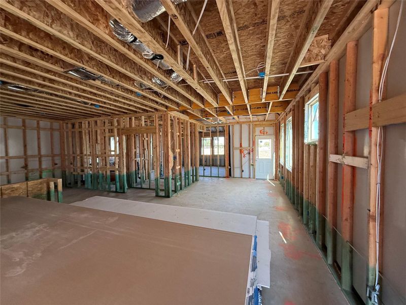 In-progress construction of a new home in The Cottages at La Cima, San Marcos, TX (Image 30).