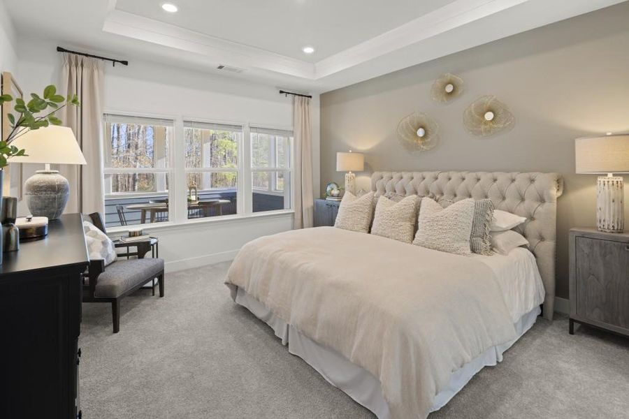 Furnished interior view inside a new home in The Court at Gainesville Township, Gainesville (Image 5).