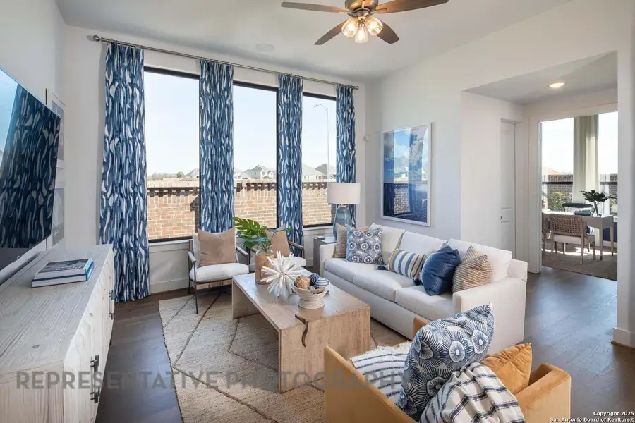 Furnished interior view inside a new home in The Ranches at Creekside, Boerne (Image 5). Furnished interior view inside a new home in The Ranches at Creekside, Boerne (Image 5).