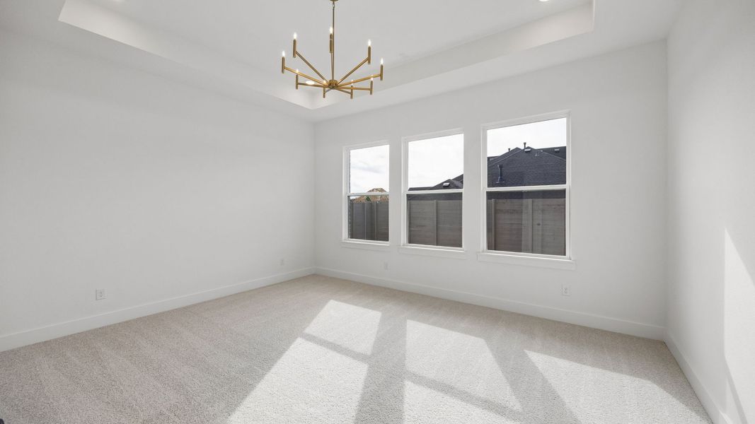 Spacious, unfurnished interior of a new home in Painted Tree 50' Series, McKinney (Image 16).