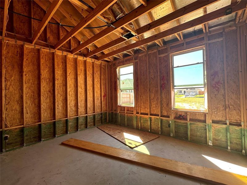 In-progress construction of a new home in Lakes at Westland Ranch, League City, TX (Image 5).