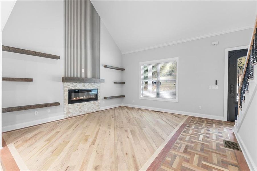 Spacious, unfurnished interior of a new home in , Lawrenceville (Image 30).