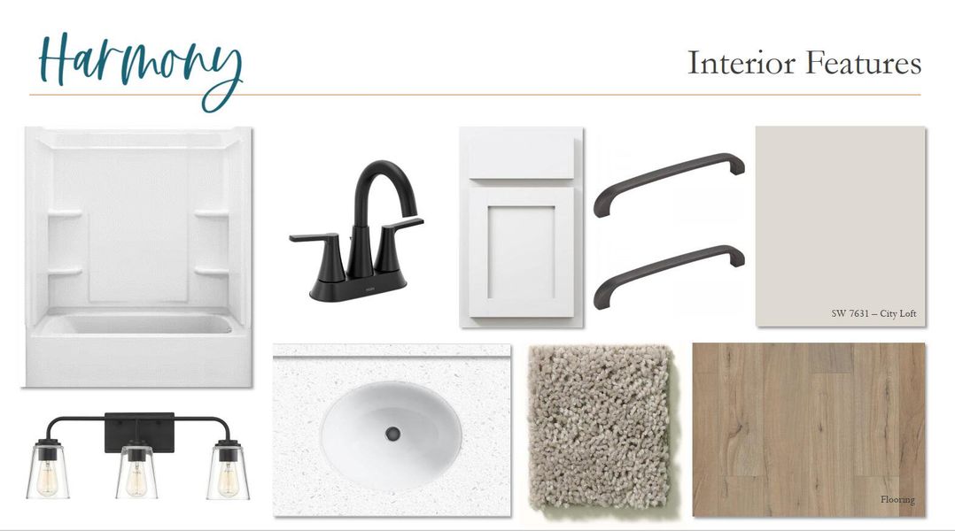 Sample of building materials used in homes in Midtown at Nexton, Summerville (Image 15).