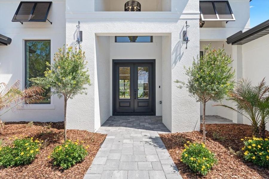 Exterior details and patio area of a home in , Palm Coast (Image 3). Exterior details and patio area of a home in , Palm Coast (Image 3).