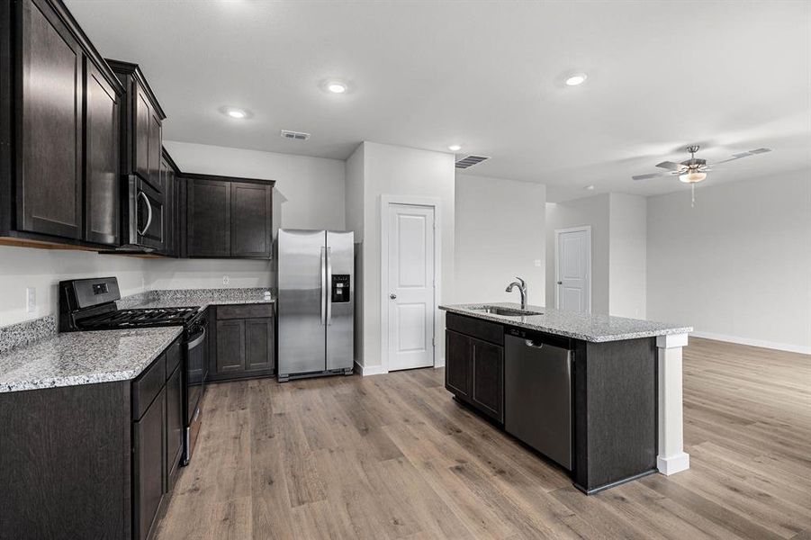 Brand new Whirlpool kitchen appliances are included!