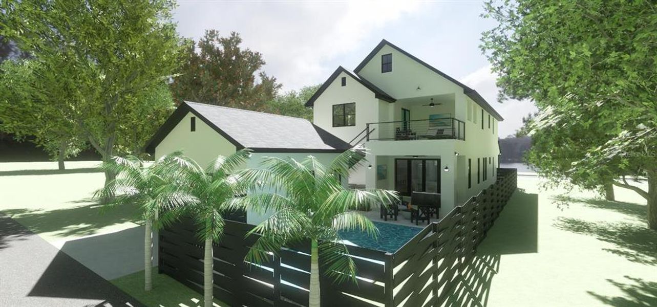 Exterior details and patio area of a home in , St. Petersburg (Image 4). Exterior details and patio area of a home in , St. Petersburg (Image 4).