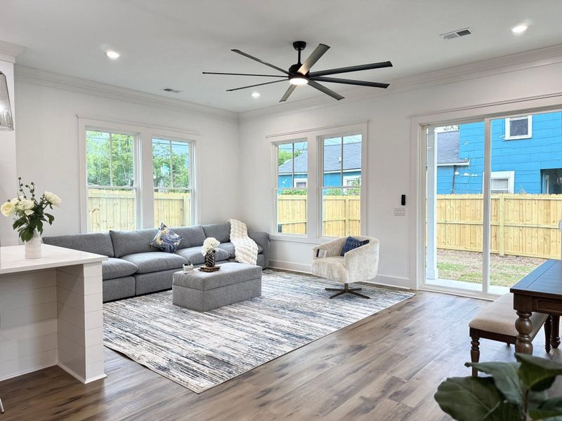 Furnished interior view inside a new home in , North Charleston (Image 12).