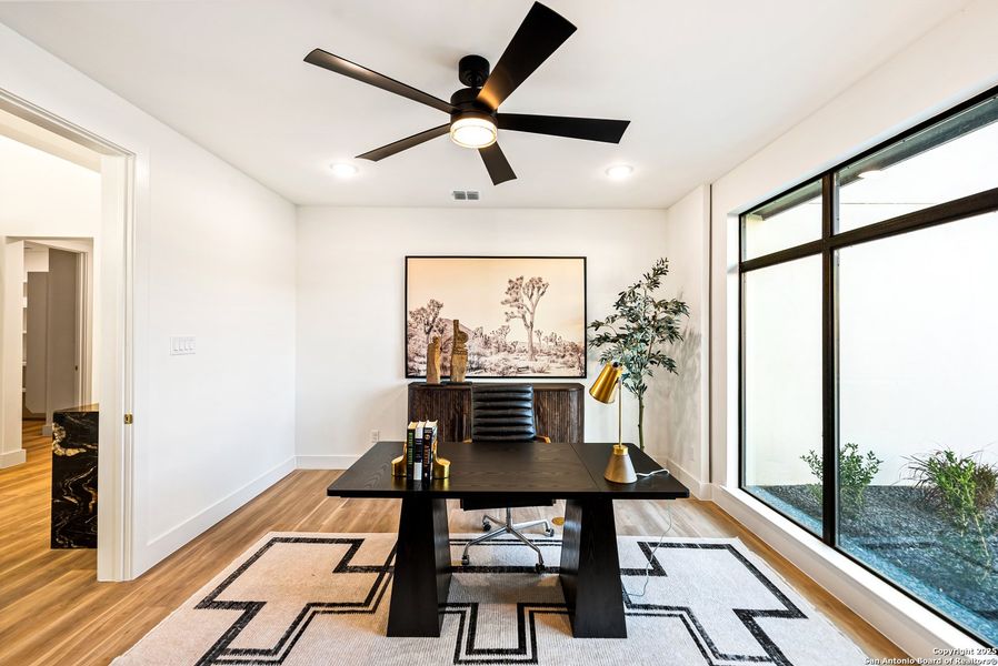 Furnished interior view inside a new home in , San Antonio (Image 34). Furnished interior view inside a new home in , San Antonio (Image 34).