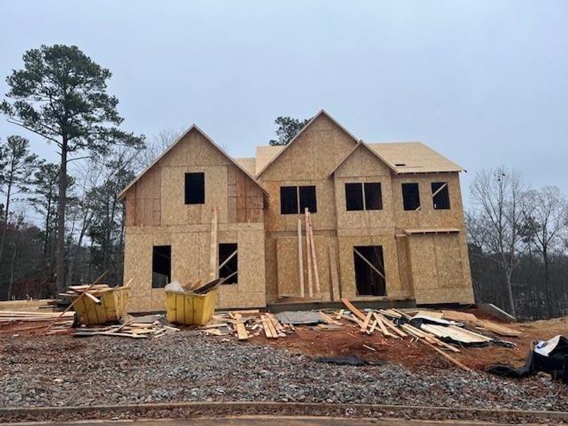 In-progress construction of a new home in Chattahoochee Reserve, Cumming, GA (Image 29).