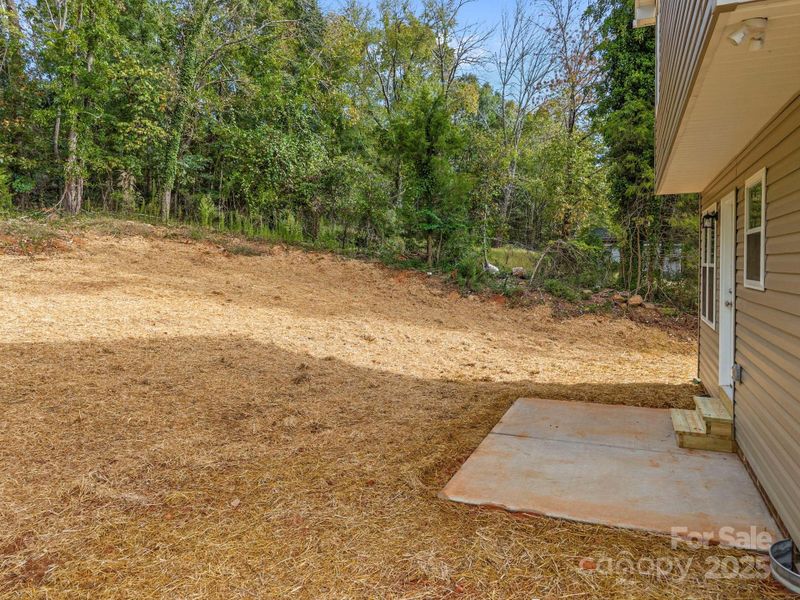 Exterior details and patio area of a home in , Albemarle (Image 25). Exterior details and patio area of a home in , Albemarle (Image 25).