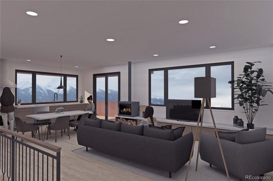 Furnished interior view inside a new home in , Buena Vista (Image 4). Furnished interior view inside a new home in , Buena Vista (Image 4).