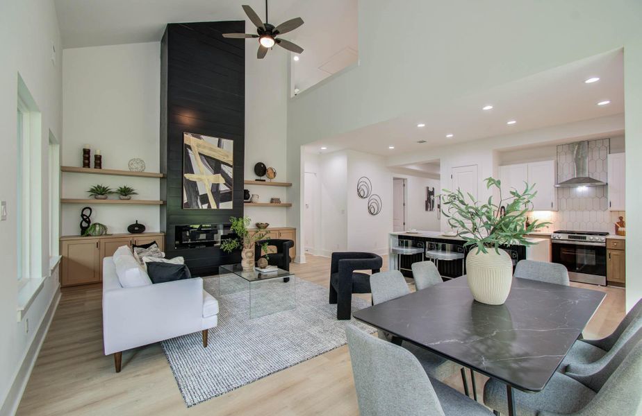 Furnished interior view inside a new home in , Huntsville (Image 16). Furnished interior view inside a new home in , Huntsville (Image 16).