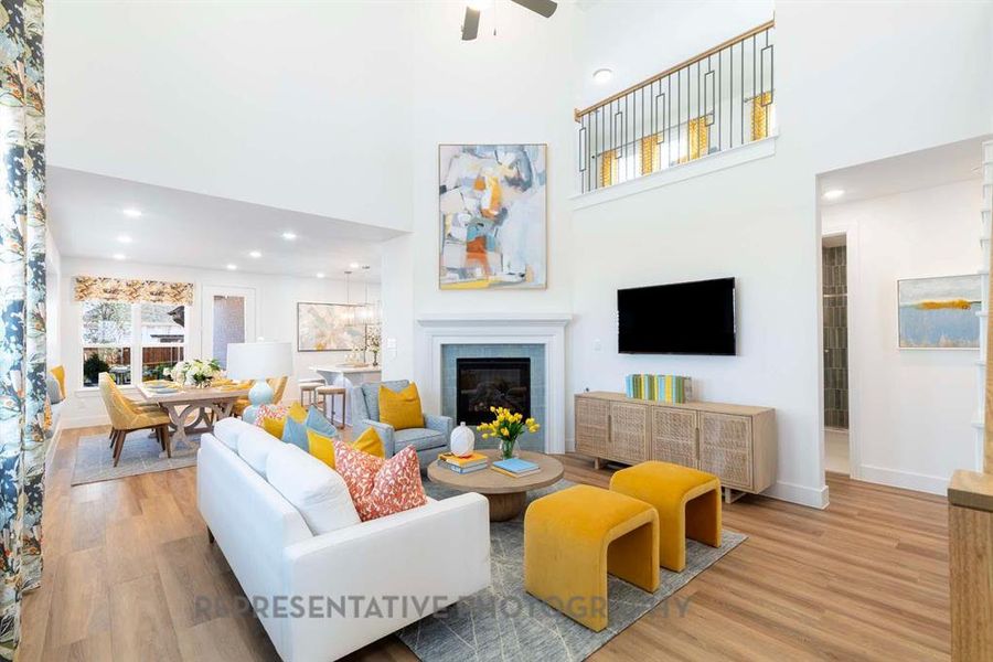 Furnished interior view inside a new home in Wellington: 40ft. lots, Haslet (Image 17). Furnished interior view inside a new home in Wellington: 40ft. lots, Haslet (Image 17).