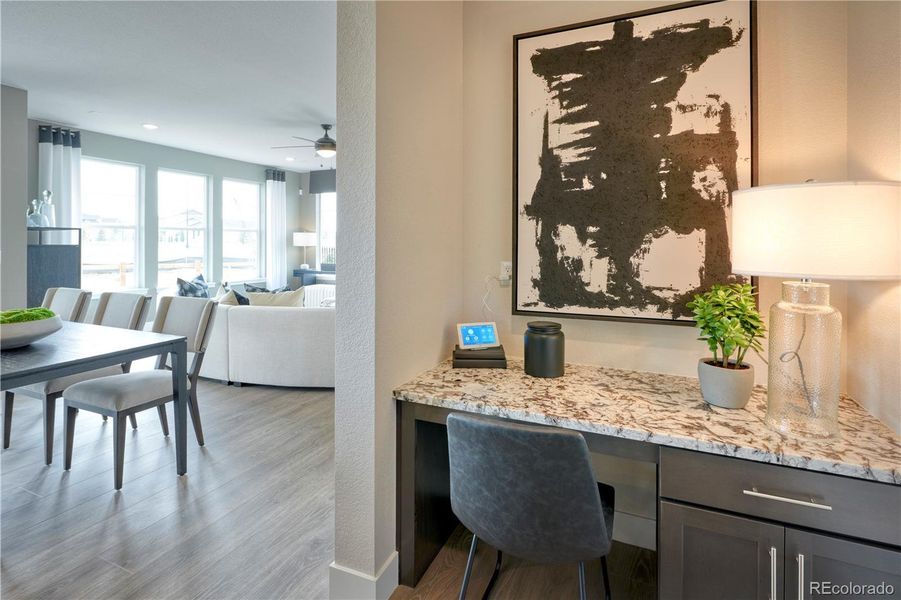 Furnished interior view inside a new home in , Aurora (Image 24).