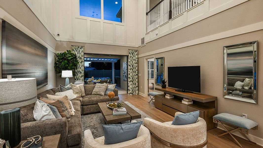 Representative furnished interior of a home built from the Anastasia by Taylor Morrison in Tiburon, Nokomis (Image 14).