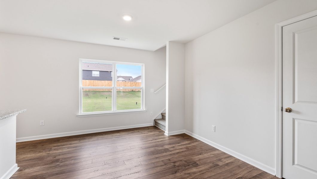 Representative unfurnished interior of a home built from the BRANDON by D.R. Horton in Gibson Grove, Laurens (Image 17).