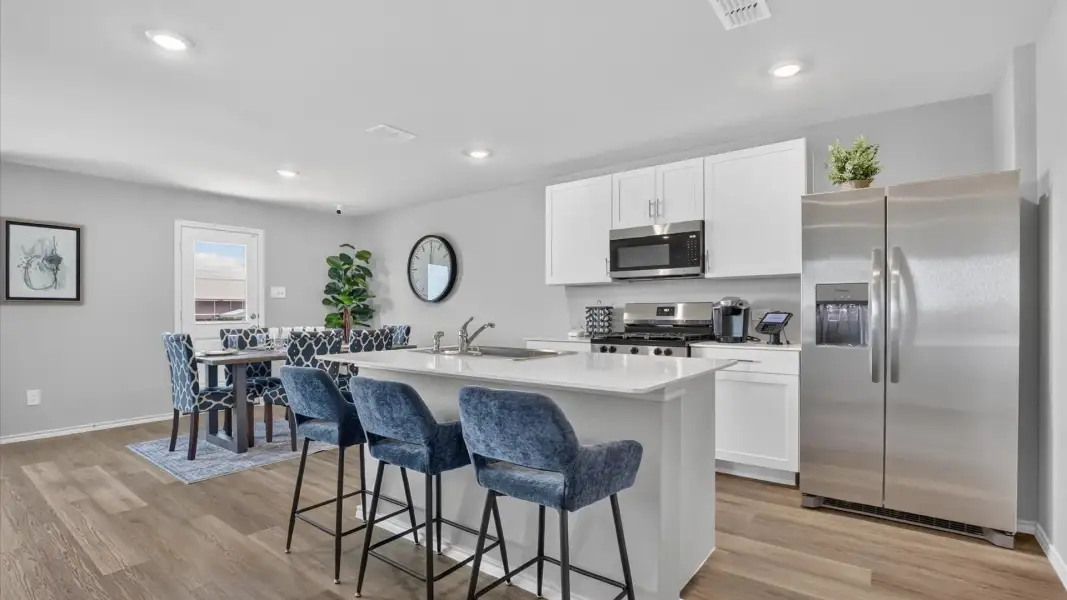 Furnished interior view inside a new home in Springhill South, Boyd (Image 5).