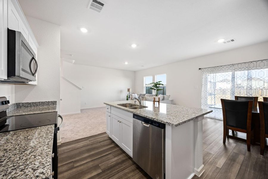 Furnished interior view inside a new home in , Houston (Image 15). Furnished interior view inside a new home in , Houston (Image 15).