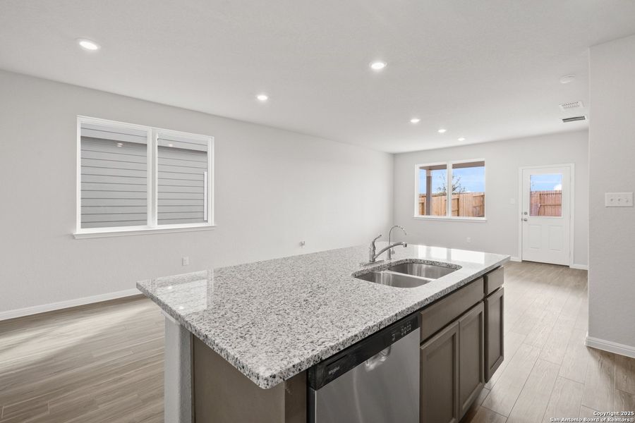 Furnished interior view inside a new home in Timber Creek, San Antonio (Image 9). Furnished interior view inside a new home in Timber Creek, San Antonio (Image 9).