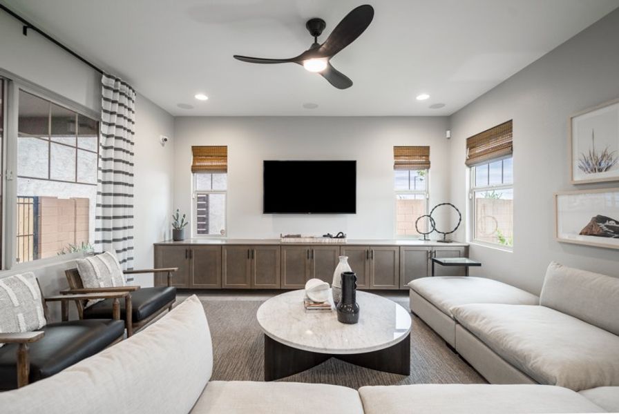 Furnished interior view inside a new home in Hawes Crossing, Mesa (Image 3).