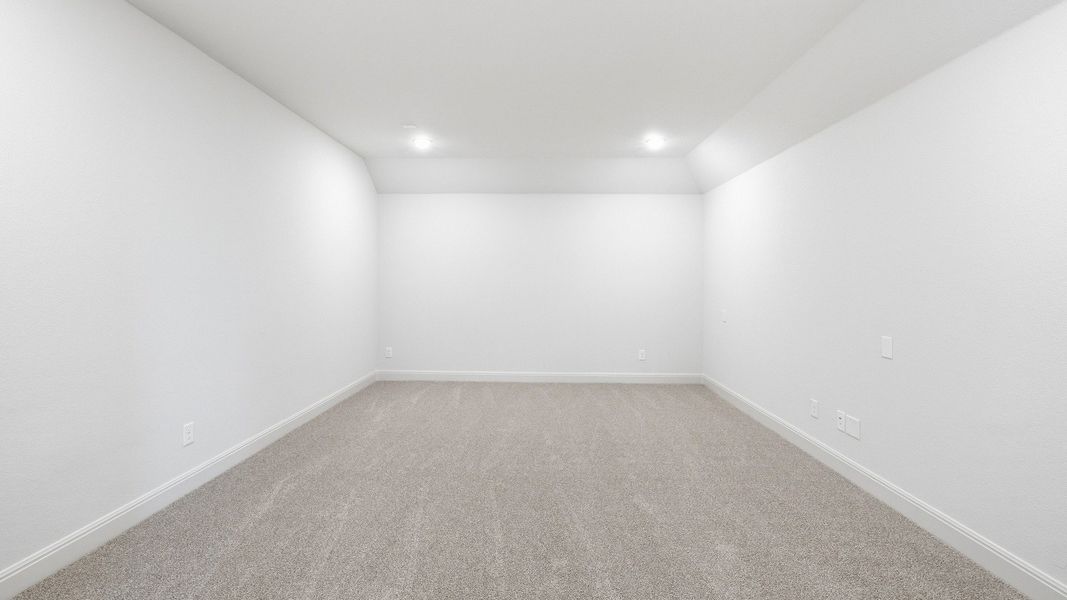 Furnished interior view inside a new home in Hawkes Landing, Leander (Image 8).