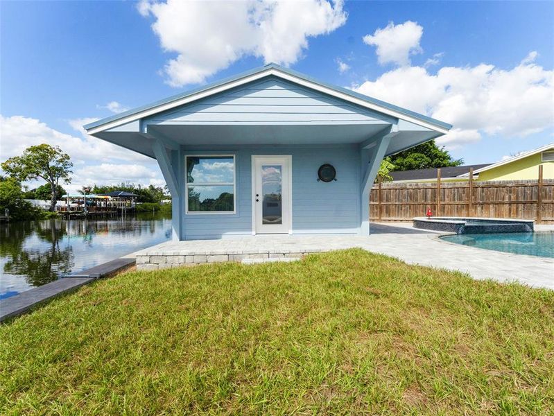 Exterior details and patio area of a home in , Tampa (Image 38). Exterior details and patio area of a home in , Tampa (Image 38).