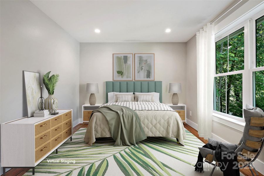 Furnished interior view inside a new home in , Asheville (Image 17).