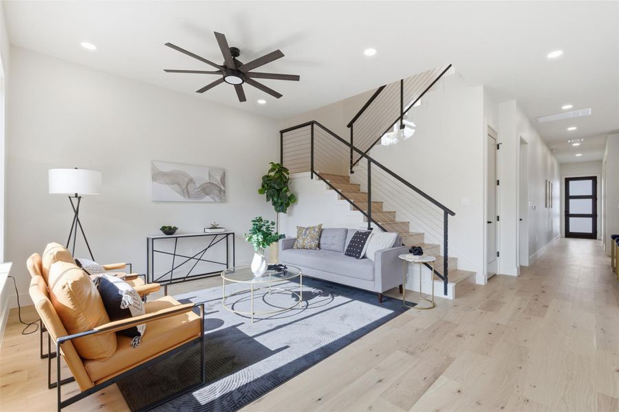 Furnished interior view inside a new home in , Austin (Image 12).