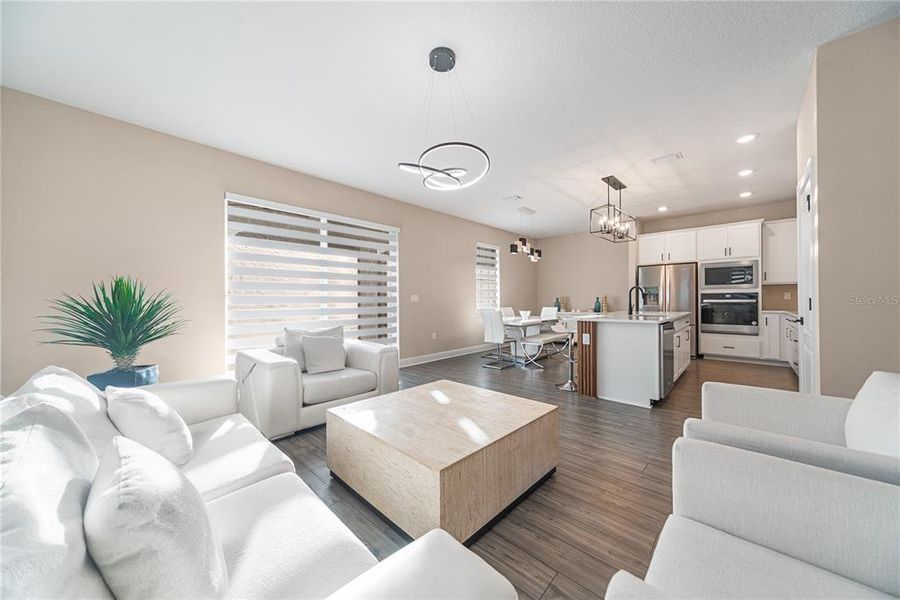 Furnished interior view inside a new home in Reunion Village, Kissimmee (Image 31).