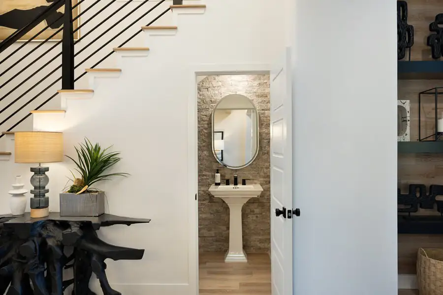 Representative furnished interior of a home built from the Sabine 3972 by J. Patrick Homes in Colton, Montgomery (Image 17).