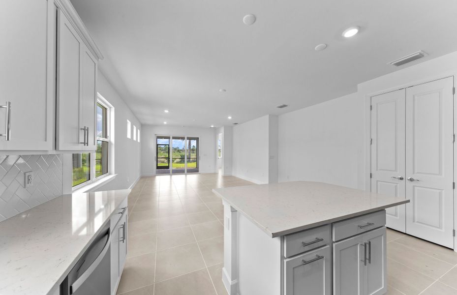 Furnished interior view inside a new home in TerraWalk at Babcock Ranch, Alva (Image 12).