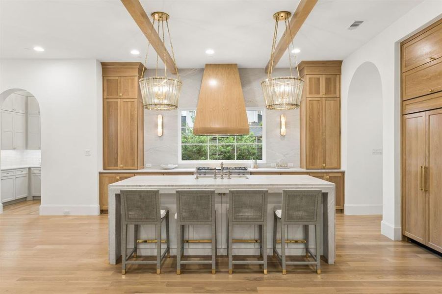 Furnished interior view inside a new home in , Dallas (Image 18).