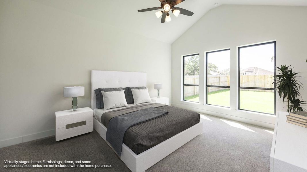 Furnished interior view inside a new home in Santa Rita Ranch - Eldorado, Liberty Hill (Image 9).
