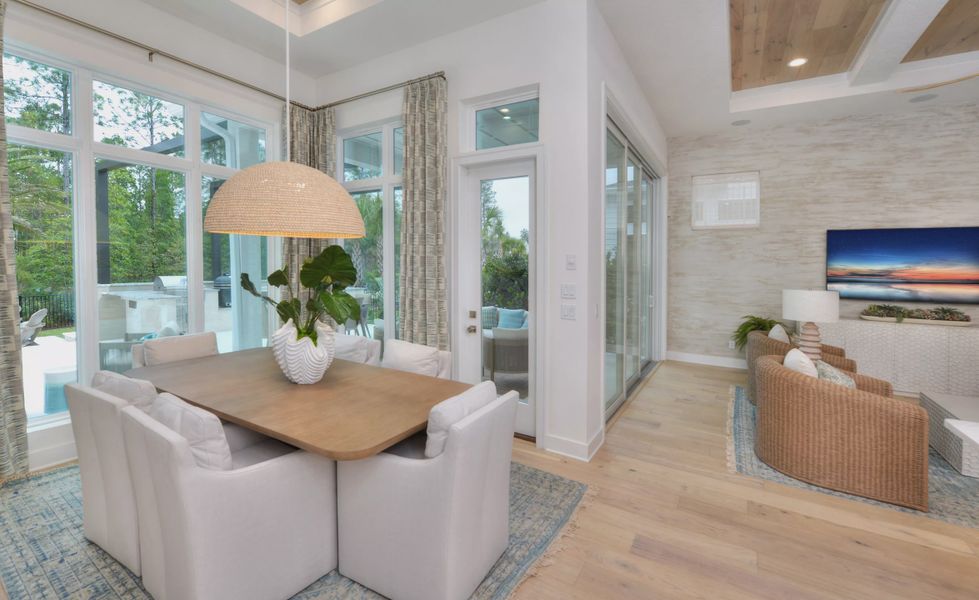Furnished interior view inside a new home in Seabrook Village II, Ponte Vedra (Image 27). Furnished interior view inside a new home in Seabrook Village II, Ponte Vedra (Image 27).