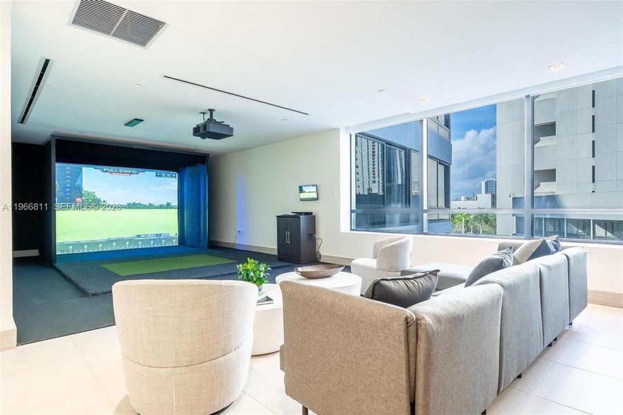 Furnished interior view inside a new home in , Miami (Image 52).