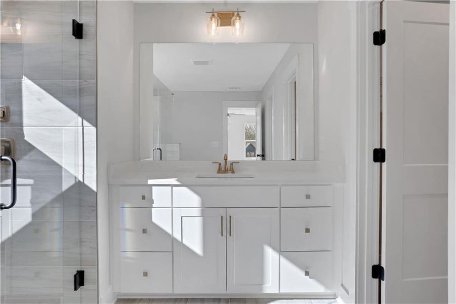 Furnished interior view inside a new home in Twin Lakes, Hoschton (Image 10).