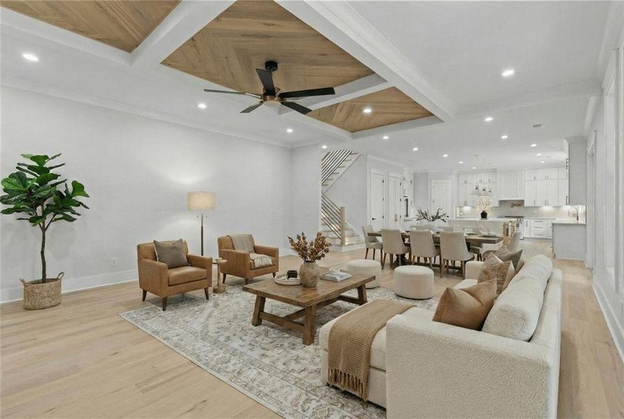 Furnished interior view inside a new home in , Winder (Image 7).