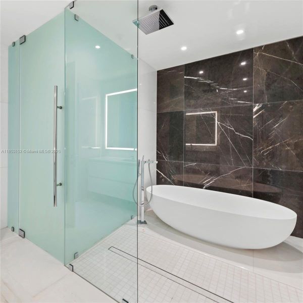 Furnished interior view inside a new home in Aston Martin Residences, Miami (Image 8).