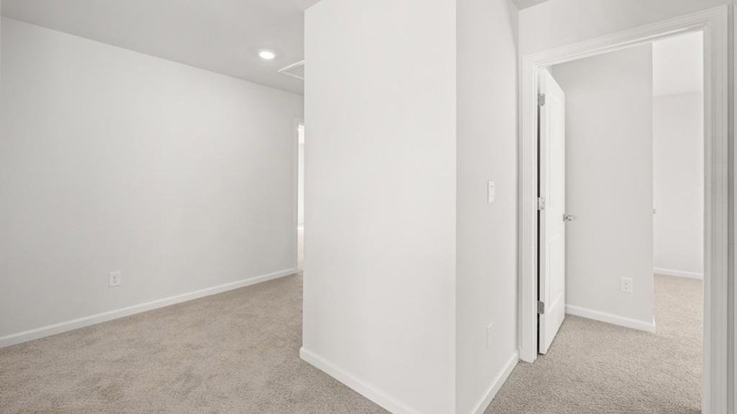 Spacious, unfurnished interior of a new home in Hamptons at Riverwood South, Dallas (Image 24).