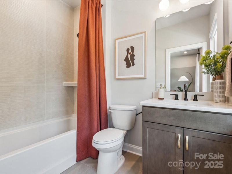Secondary Bathroom *Model Photos | Actual Finishes, Structural Selections, and Orientation May Vary.