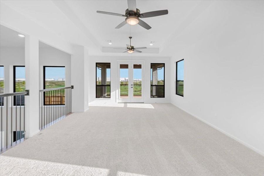 Spacious, unfurnished interior of a new home in Jordan Ranch 70′ Lots, Fulshear (Image 42). Spacious, unfurnished interior of a new home in Jordan Ranch 70′ Lots, Fulshear (Image 42).