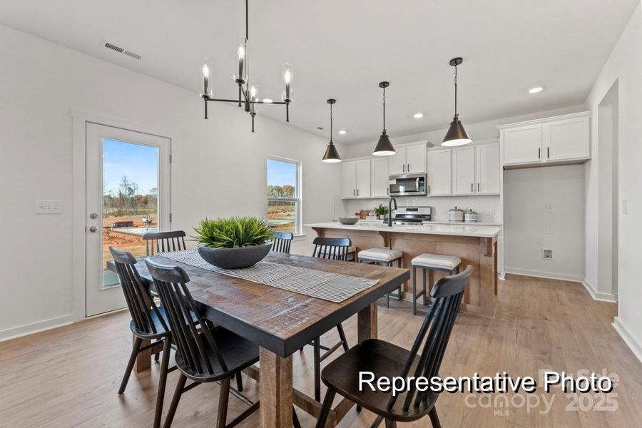 Furnished interior view inside a new home in , New London (Image 11).