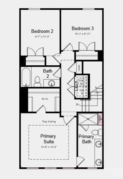 Additional Highlights Include: Ledge at primary shower, storage on 2nd floor, upgraded cabinet hardware, tile backsplash, quick tread wood stairs from 1st to 2nd floor, and Revwood floors at 2nd level