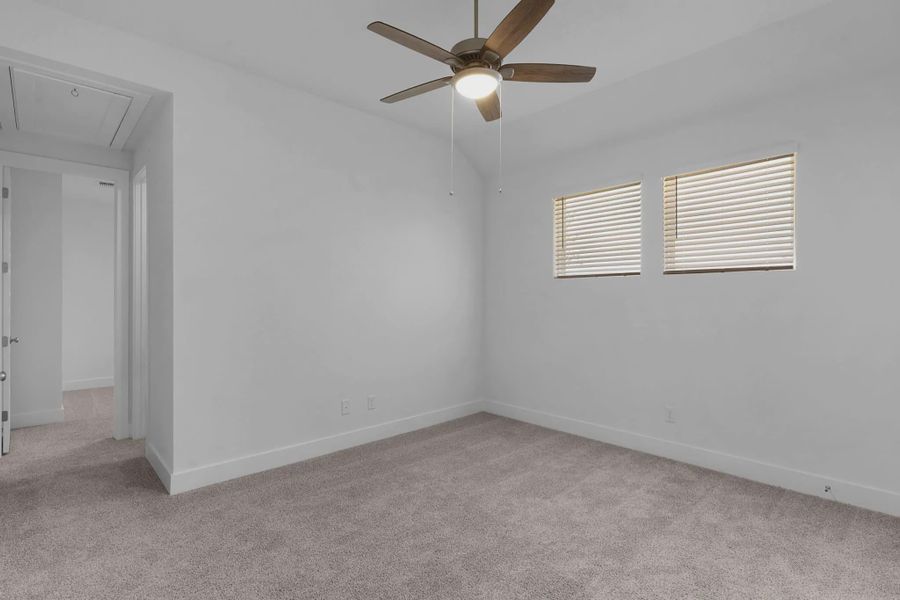 Representative unfurnished interior of a home built from the Lucas by Chesmar Homes in Parkside on the River, Georgetown (Image 10). Representative unfurnished interior of a home built from the Lucas by Chesmar Homes in Parkside on the River, Georgetown (Image 10).